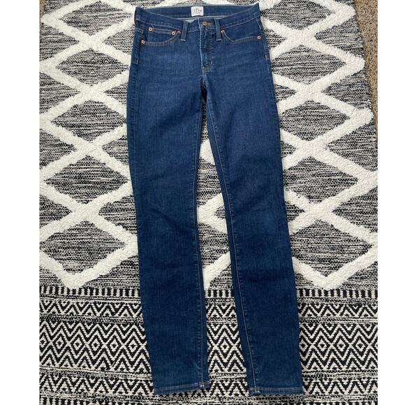 J. Crew ToothPick Mid rise  Skinny Jeans size 27 Tall style #H2877 - Picture 1 of 7